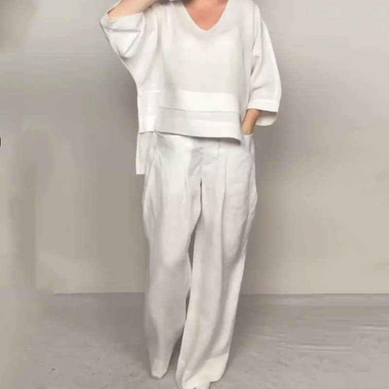 VALENTINA | Set 2 Pezzi con Vestibilità Rilassata e Stile Minimal per Tutti i Giorni